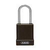 Abus Aluminium safety padlock with brown cover 84803