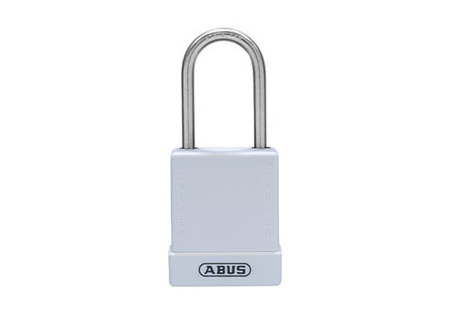 Aluminium safety padlock with white cover 76IB/40 white 