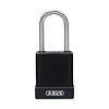 Abus Aluminium safety padlock with black cover 84801