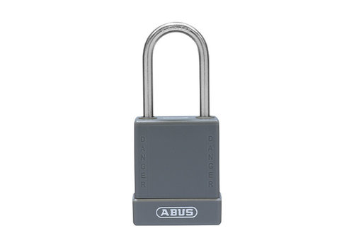 Aluminium safety padlock with grey cover 76IB/40 grey 