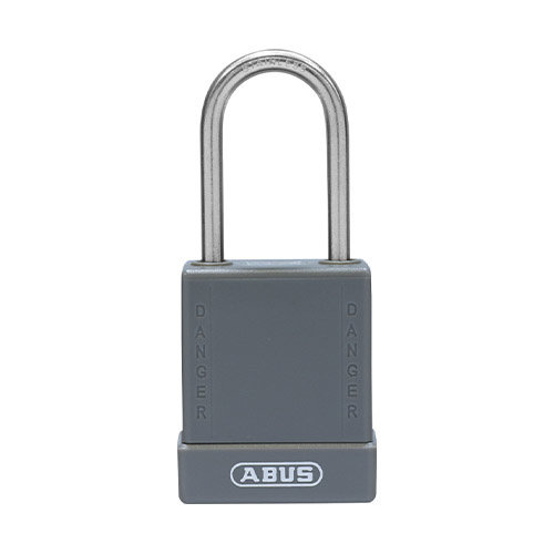 Aluminium safety padlock with grey cover 76IB/40 grey 