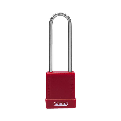 Aluminium safety padlock with red cover 76IB/40HB75 red 