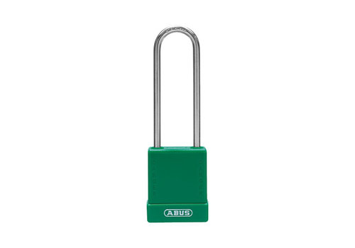 Aluminium safety padlock with green cover 76IB/40HB75 green 