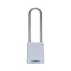 Abus Aluminium safety padlock with white cover 84857