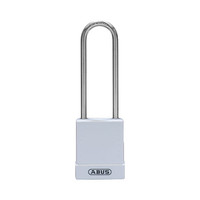 Aluminium safety padlock with white cover 84857