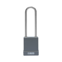 Aluminium safety padlock with grey cover 84859