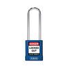 Abus Aluminum safety padlock with blue cover 82561