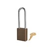 Master Lock Geanodiseerd aluminium veiligheidshangslot bruin S1107BRN