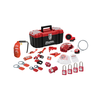 Master Lock Filled lock-out toolbox for valves and electrical lockouts 1457VE410KAPRE
