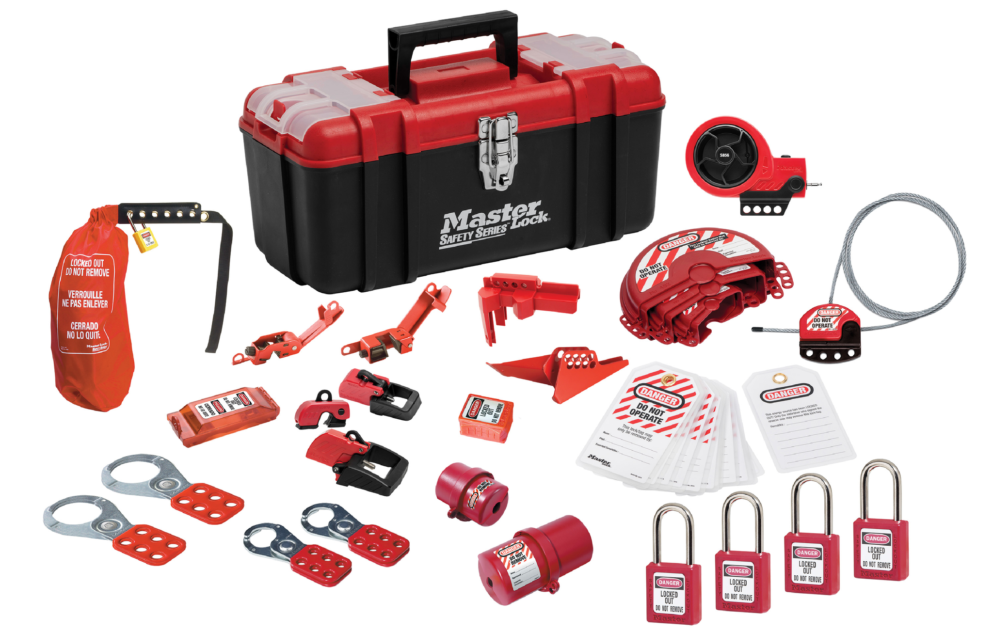 New Lockout kits for locking out valves and electrical applications