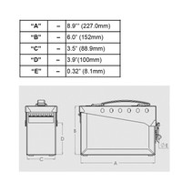 Extra large Group lockbox 830929