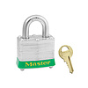 Master Lock Laminated steel padlock green 3GRN