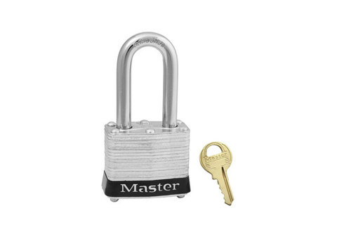 Laminated steel padlock black 3LFBLK 