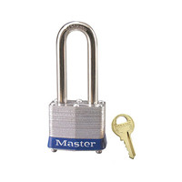 Laminated steel padlock bleu 3LHBLU