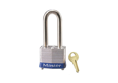 Laminated steel padlock bleu 3LHBLU 