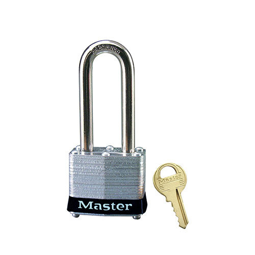 Laminated steel padlock black 3LHBLK 