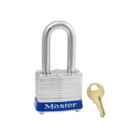 Laminated steel padlock blue 3LFLBU