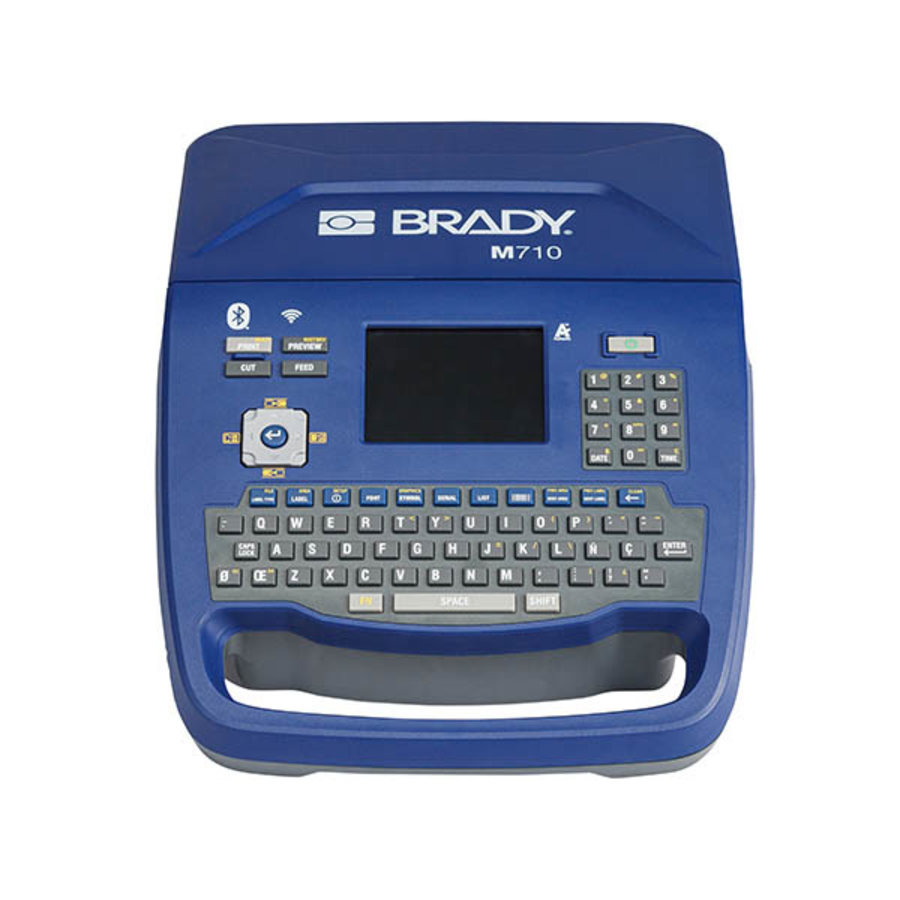 Brady M710 Portable Label Printer Basis software lockout-tagout-shop