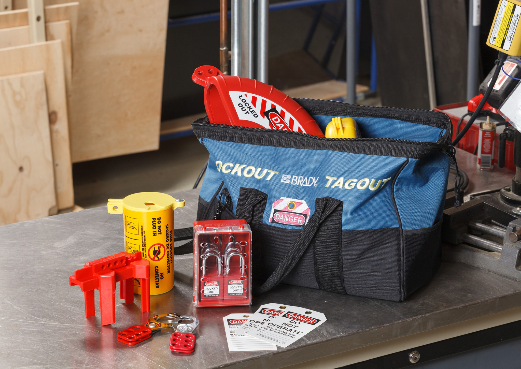 Organise Lockout-Tagout material with the right LOTO bags and cases