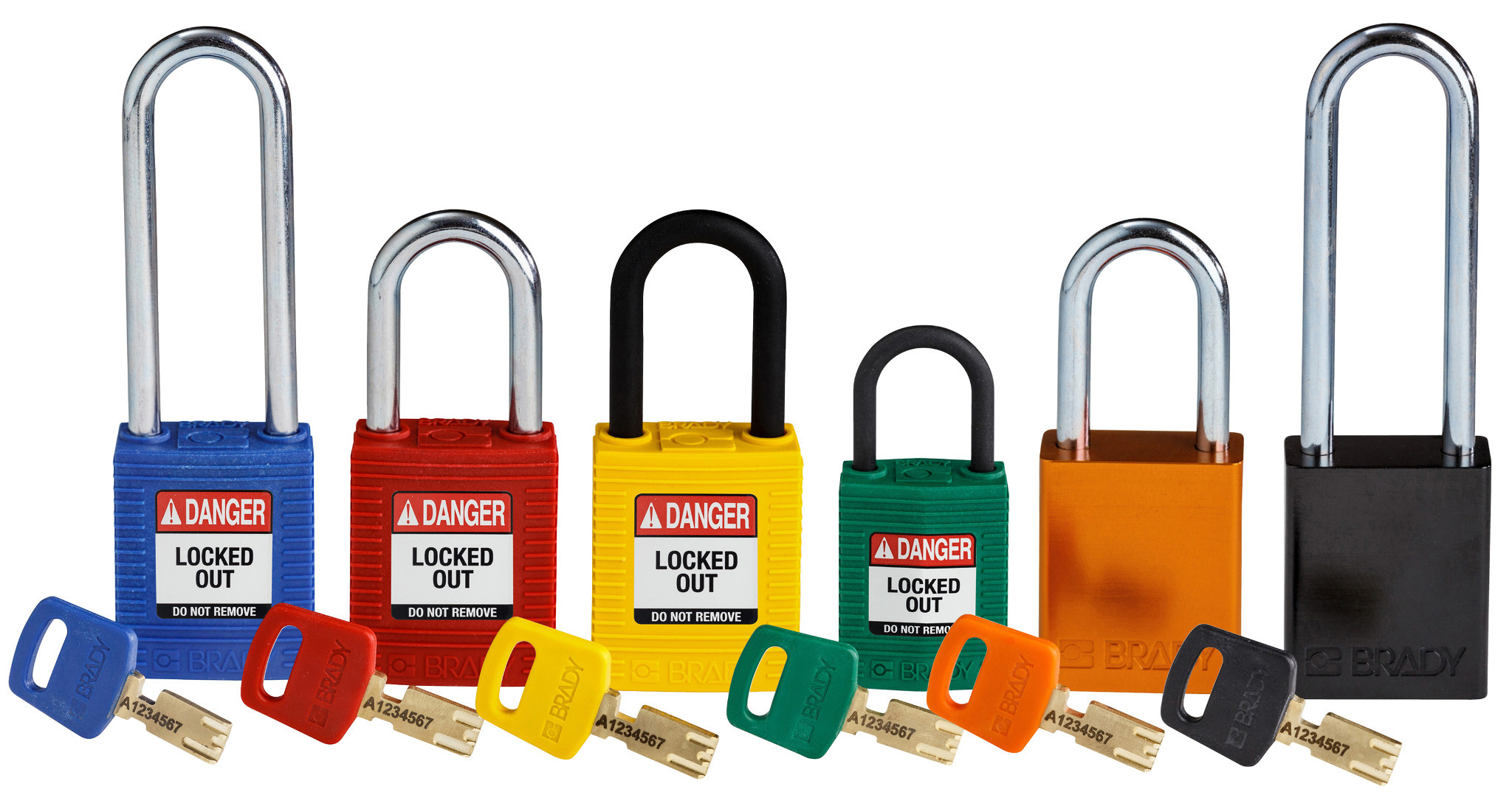 Verschillende kleuren Lockout-Tagout veiligheidshangsloten, wanneer gebruikt u welke kleur?