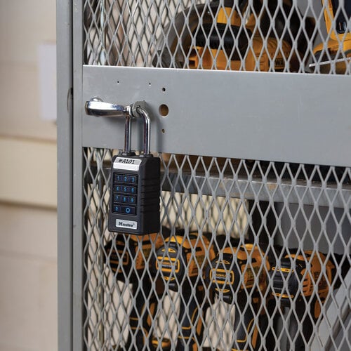 Discover the Ultimate Security Solution: Master Lock 6400EURLJENT Bluetooth Extended Bracket Padlock!
