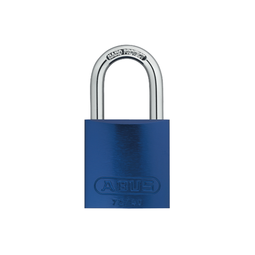 Titalium safety padlock blue 72/40 