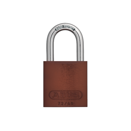 Titalium safety padlock brown 72/40 