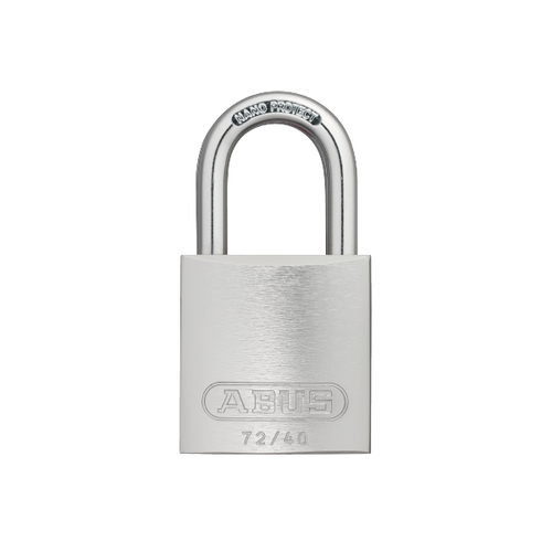 Titalium safety padlock silver 72/40 