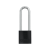 Abus Titalium Aluminium safety padlock black, 72/40HB75 with Hardened steel shackle