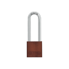 Titalium safety padlock brown 72/40HB75