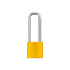 Abus Titalium Aluminium safety padlock yellow, 72/40HB75 with Hardened steel shackle