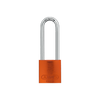 Abus Titalium Aluminium Sicherheitsvorhängeschloss orange, 72/40HB75 mit gehärtetem Stahlbügel