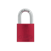 Abus Titalium Aluminium safety padlock red, 72/40HB40 with Hardened steel shackle