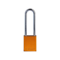 SafeKey aluminium veiligheidshangslot oranje 3-pack 150325