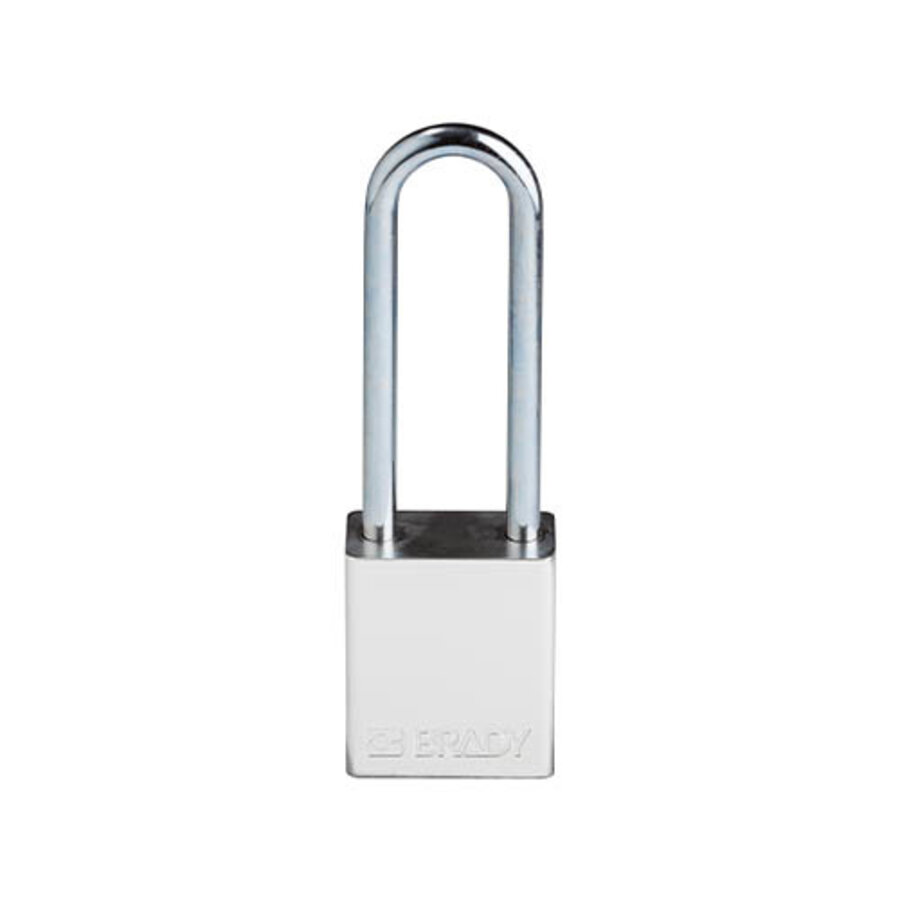 SafeKey Aluminium safety padlock silver 3-pack 150276