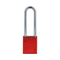 SafeKey Aluminium Sicherheitsvorhängeschloss Rot 3-pack 150218