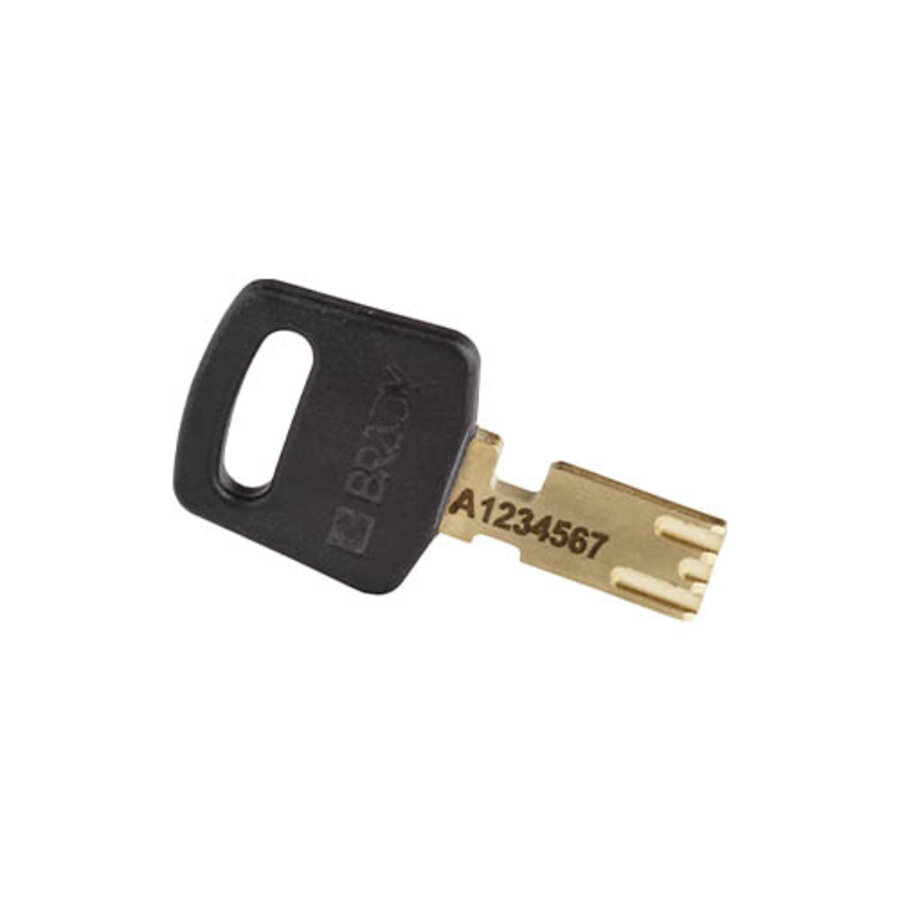 SafeKey Aluminium safety padlock black 3-pack 150217