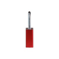 SafeKey Aluminium safety padlock Red 6-pack 150303