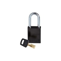 SafeKey Aluminium Sicherheitsvorhängeschloss Schwarz 3-pack 150349
