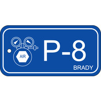 Isolation point label Pneumatic