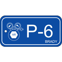 Isolation point label Pneumatic