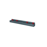 Padlock holder for 15 locks for ABAX GUARD Lock Station