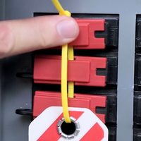 TAGLOCK installatieautomaat-vergrendeling met geperforeerde tong 120V