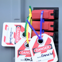 TAGLOCK Holed Tongue Breaker Lockout 120V