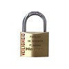 Master Lock Master Lock Hangslot messing met "Veiligheid" en persoonlijke gravering