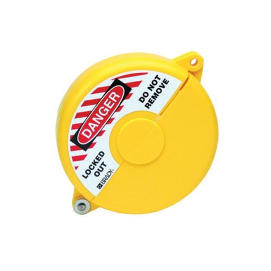 Lock-out devices for valves yellow 065590-065594