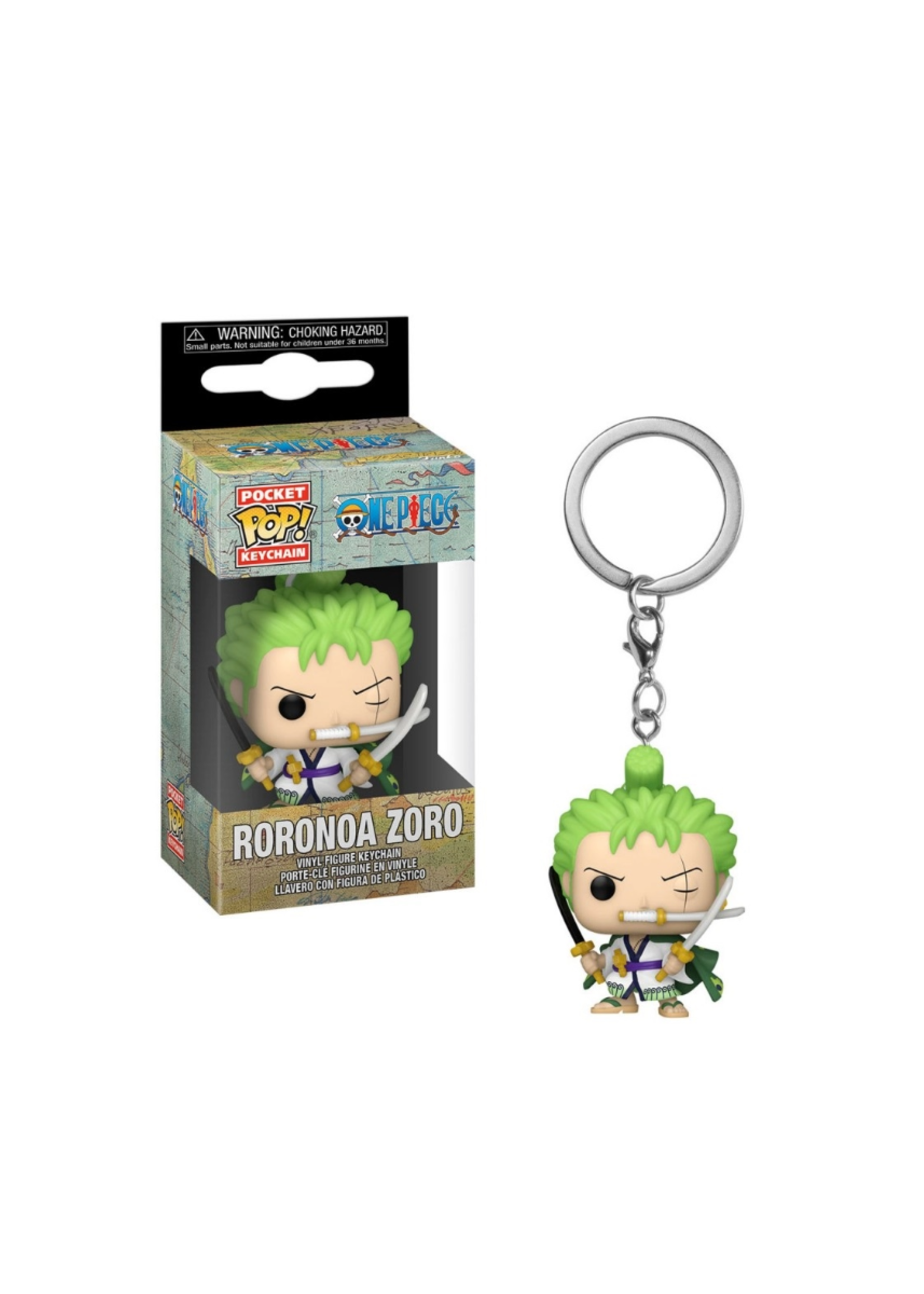 Funko POP! Keychain: One Piece- Roronoa Zoro