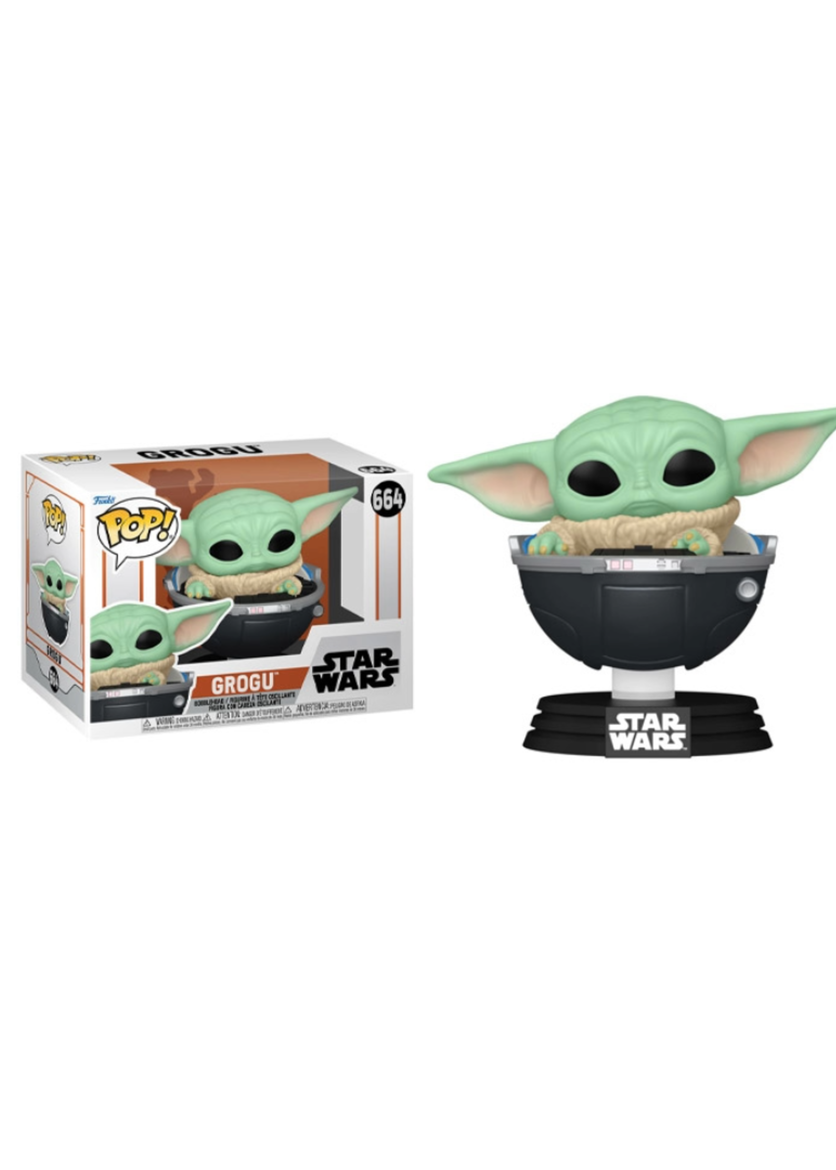 Funko POP! The Mandalorian  – Grogu w/ Prama