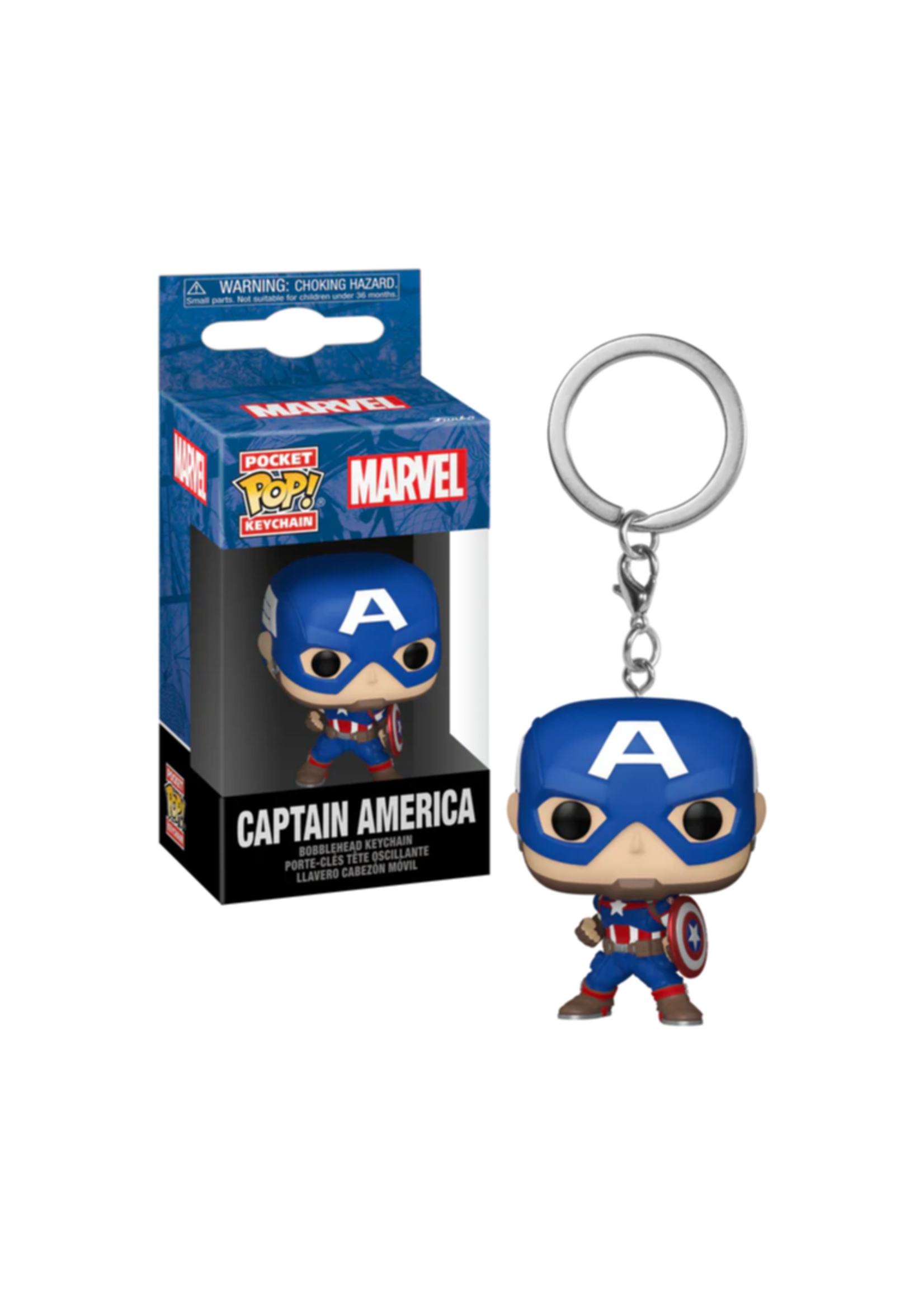 Funko POP! Keychain: Marvel - Captain America