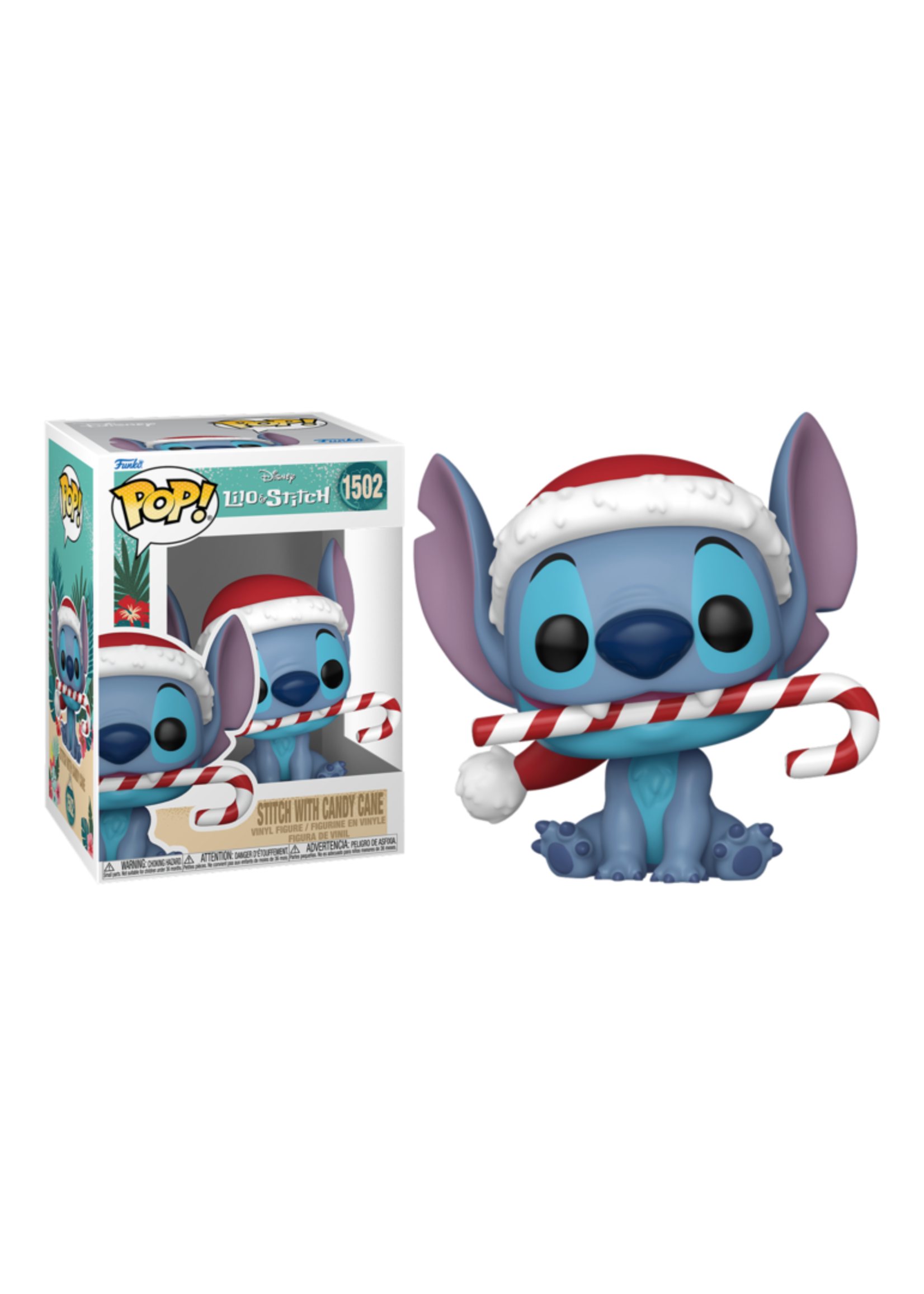 Funko POP! Disney: Stitch Holiday - Stitch with Candy Cane